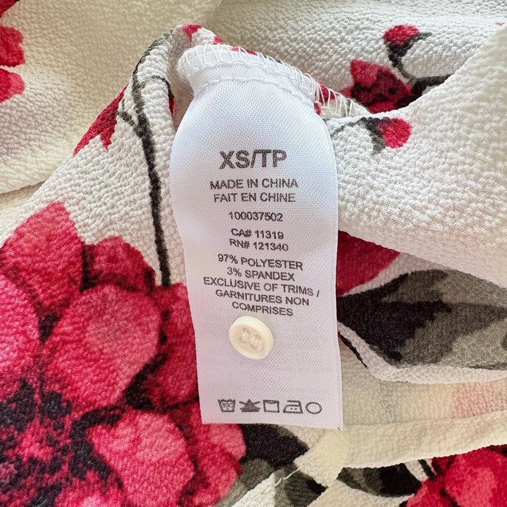 Dynamite Wrap Tie Front Peplum Blouse - Picture 10 of 10